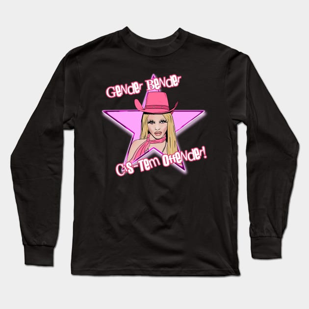 Cis-tem Offender Long Sleeve T-Shirt by BiteYourGranny